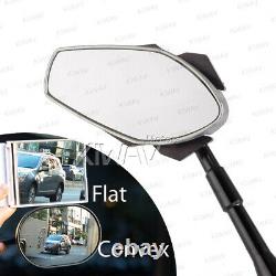 10mm Black And Silver Mirrors For Honda Xrv 750 Africa Twin Vf 1000