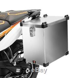 Aluminum Bags 40l + Supports 16mm Honda Africa Twin Crf 1000 L / Xrv 650/750
