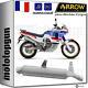 Approved Arrow Exhaust Pot Paris Dakar Honda Xrv 650 Africa Twin 1989 89