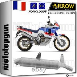 Approved Arrow exhaust for Honda XRV 650 Africa Twin 1989 89, Paris-Dakar style
