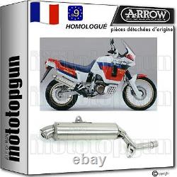 Approved Exhaust Pot Arrow Paris Dakar Honda XRV 750 Africa Twin 1990 90.