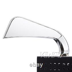 Axe Chrome Led Mirrors Flashing For Honda Xrv 750 Africa Twin Vf 1000