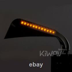 Axe Chrome Led Mirrors Flashing For Honda Xrv 750 Africa Twin Vf 1000