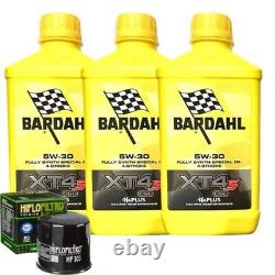 Bardahl XT4S 5W30 Cutting Oil Kit for Honda XRV650 Africa Twin RD03 8890