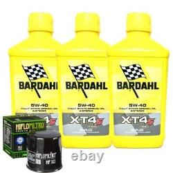 Bardahl XT4S 5W40 Cutting Oil Kit for Honda XRV750 Africa Twin RD04 9092.