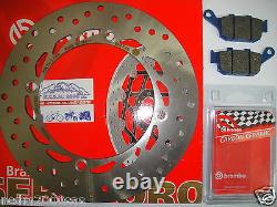 Brake Disc Brembo + Rear Pads Honda 750 Xrv Africa Twin 1992 1993 7a5