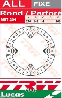 Brake Disc Front Steel Trw Lucas Mst204 Honda Xrv 750 Africa Twin Rd07