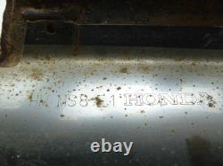 Damaged Exhaust Silencer Honda Africa Twin XRV 650 RD03 1988 Damaged Exhaust Silencer Honda Africa Twin XRV 650 RD03 1988