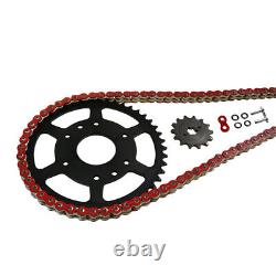 Division Chain 525 Mvxz-2, Red For Honda Xrv750 Africa Twin Rd04 1990-1992