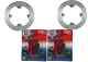 Ebc Brake Pads Set For Honda Xrv 750 Africa Twin 1993/2000