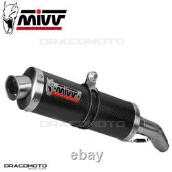 Exhaust HONDA XRV 750 AFRICA TWIN 1993 1994 MIVV Oval Carbon