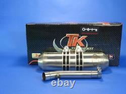 Exhaust for Honda Africa Twin XRV 650 with ABE Stainless Steel Silencer System