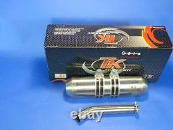 Exhaust for Honda Africa Twin XRV 650 with ABE Stainless Steel Silencer System