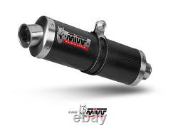 Exhaust for Honda XRV 750 Africa Twin 1993-2002 MIVV Oval Carbon Slip-on