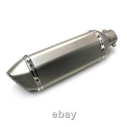 Force Exhaust Pot for Honda Africa Twin XRV 750 Stainless Steel-Titanium Silencer