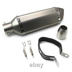 Force Exhaust Pot for Honda Africa Twin XRV 750 Stainless Steel-Titanium Silencer