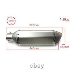 Force Exhaust Pot for Honda Africa Twin XRV 750 Stainless Steel-Titanium Silencer