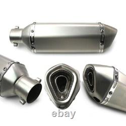 Force Exhaust Pot for Honda Africa Twin XRV 750 Stainless Steel-Titanium Silencer