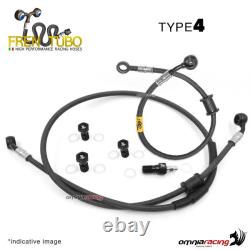 Frentubo 4 Carbon Brake Hose Kit Honda Xrv750 Africa Twin 1993/2002