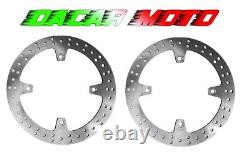 Front Brake Disc Pair Honda XRV Africa Twin 750 RD07A 1996 1997 1998 1999 1050