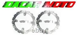 Front Brake Discs + Brake Pads Margherita Honda XRV Africa Twin 750 RD07 1999