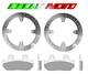 Front Disc Brake Pad Pair Honda Xrv Africa Twin 750 Rd04 1992 1050