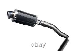 HONDA XRV750 AFRICA TWIN 1993-2003 Exhaust Silencer 225 Oval Carbon TRACK