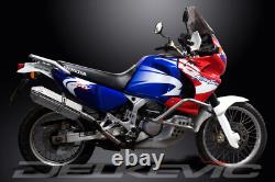 HONDA XRV750 AFRICA TWIN 1993-2003 Exhaust Silencer 320mm Tri-Oval Stainless Steel