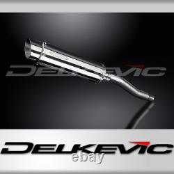 HONDA XRV750 AFRICA TWIN 1993-2003 Exhaust Silencer 350mm Round Stainless Steel
