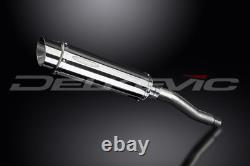 HONDA XRV750 AFRICA TWIN 1993-2003 Exhaust Silencer 350mm Round Stainless Steel