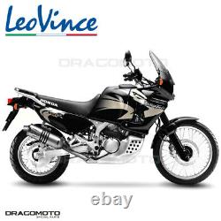 HONDA XRV 750 Africa Twin 1993-2003 Leovince LV One Evo Exhaust Pot Appro