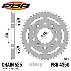 HONDA XRV AFRICA TWIN (RD07) 750 1993-2003 chain sprocket crown set 525 PBR