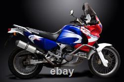 Honda XRV750 Africa Twin 1993-03 Exhaust KIT-Muffler 343mm X-Oval Titanium