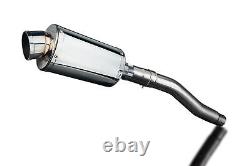 Honda XRV750 Africa Twin 1993-2003 Exhaust KIT-Silencer 225mm Oval Stainless Steel