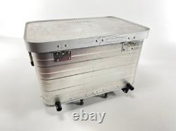 Honda XRV 650 Africa Twin RD03 aluminum pannier, clean construction, top case