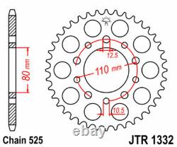 Honda XRV 750 Africa Twin 1993/2001 Chain Kit 16/45 EK Chain / 3068349