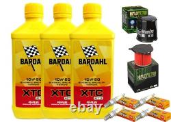 Honda XRV Africa Twin 650 Maintenance Bardahl XTC 10W50 Oil Filter Air Spark Plugs