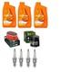 Honda Xrv/africa Twin/750 1994 Repsol 10w40 Air Oil Ngk Spark Plugs Service<br/>