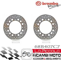 Honda XRV Africa Twin 750 1998 Pair of Front Brake Discs BREMBO Gold Series