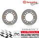 Honda Xrv Africa Twin 750 1998 Pair Of Front Brake Discs Brembo Gold Series