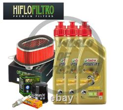 Honda XRV Africa Twin 750 Revision Kit Castrol 10W40 Oil Filter Air Spark Plugs