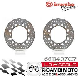 Honda Xrv Africa Twin 750 1998 Pair of Front Brake Discs Brembo Gold Series