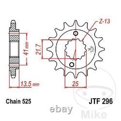 JMT 525X2 Chain 16 Tooth Sprocket 49 Tooth Gear for Honda 650 XRV Africa Twin
