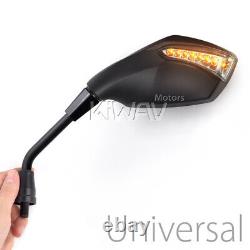 LED Integrated Turn Signal Motorcycle Mirrors for Honda XRV 750 Africa Twin VF 1000