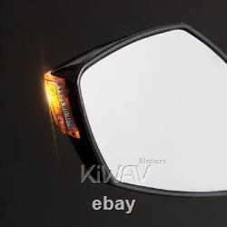 LED Integrated Turn Signal Motorcycle Mirrors for Honda XRV 750 Africa Twin VF 1000