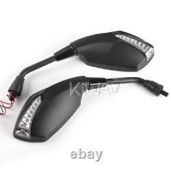 LED Integrated Turn Signal Motorcycle Mirrors for Honda XRV 750 Africa Twin VF 1000