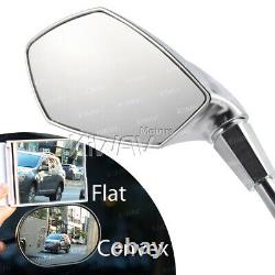 Led Chrome Mirrors Flashing Motorcycle For Honda Xrv 750 Africa Twin Vf 1000