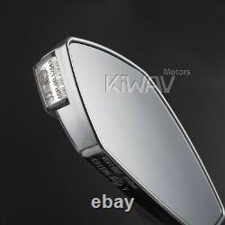 Led Chrome Rearview Mirrors Motorcycle Indicator For Honda Xrv 750 Africa Twin Vf 1000