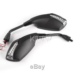 Led Flashing Mirrors Integrated Motorcycle Honda Africa Twin 750 XIV Vf 1000