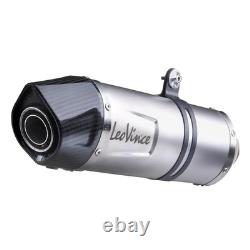 Leovince LV One Evo Steel Exhaust for Honda XRV 750 Africa Twin 1995-2005